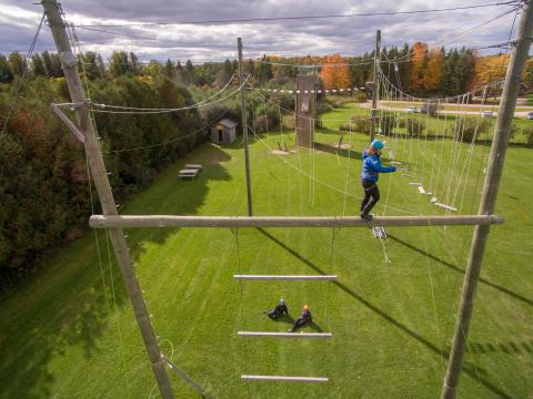 High ropes challenge course